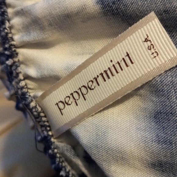 Peppermint, Sz L, Tie Dye, Top with Tie Sleeves, Elastic Neck - Picture 6 of 7